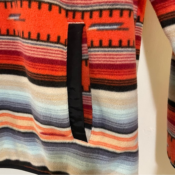 Cinch Aztec Multicolor Fleece with Button-Up Collar size xl - Picture 6 of 8